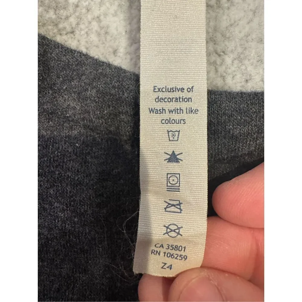 Lululemon &go Endeavor Long Sleeve Sweatshirt in Heathered Black Size 6